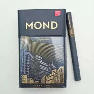 บุหรี่นอก Mond ดำทอง Clean Aura
